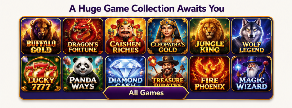 A huge game collection awaits you - All Games